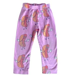 Hugo 💛 Tiki hot dog leggings SIZE 6-12 months